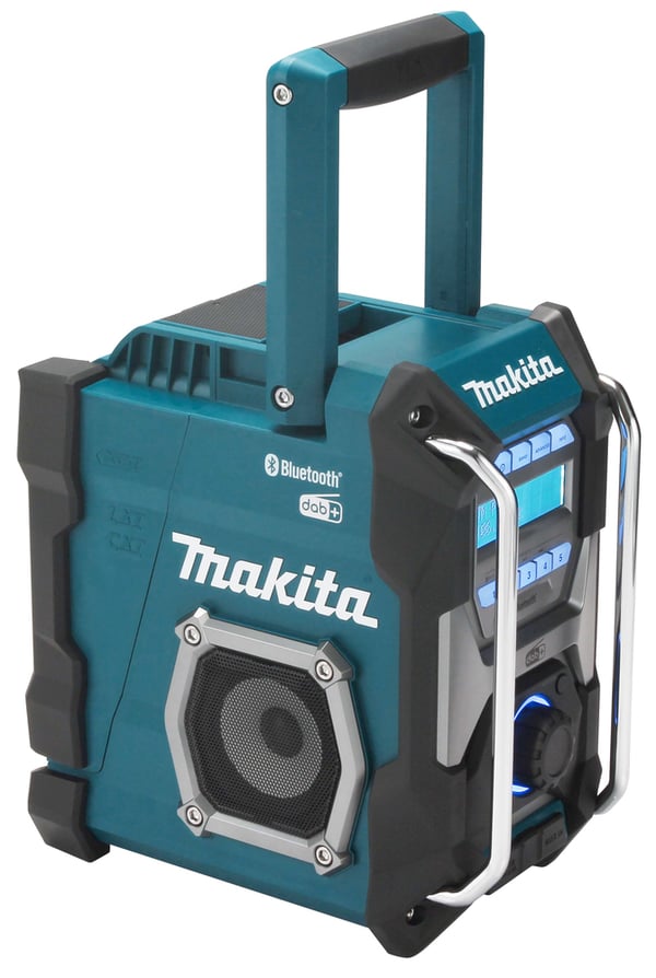 Makita MR004G radio Arbejdsområde Analog & digital Sort, Grøn