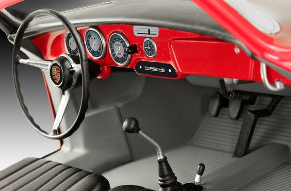 Revell Porsche 356 Coupe Klassisk bilmodel Monteringssæt 1:16