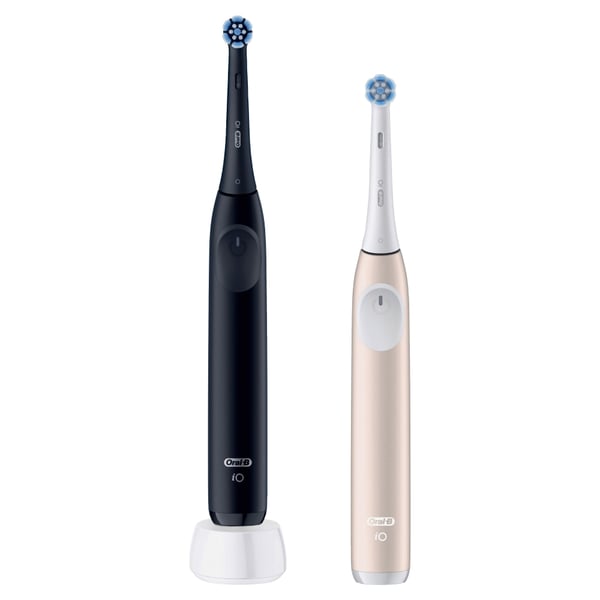 Miniatyrbillede 8 af 8: Oral-B iO Series 2 Voksen Vibrerende tandbørste Sort, Lyserød
