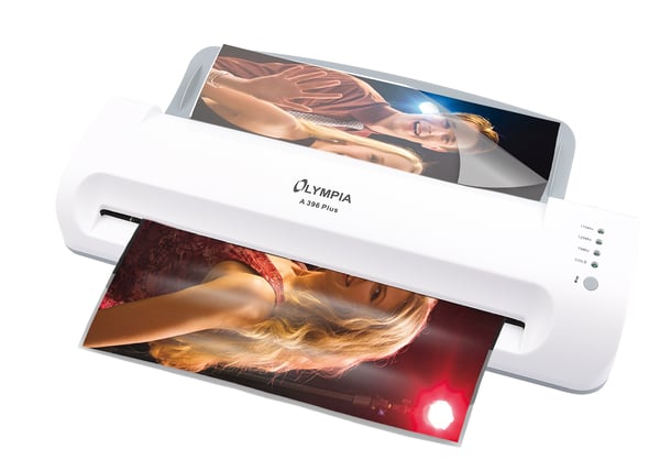 Miniatyrbild 2 av 3: Olympia A396 Plus Varm/kall lamineringsmaskin 300 mm/min Vit