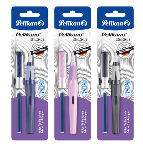 Pelikan 824569 fyldepen Påfyldningssystem til patron Forskellige farver 3 stk