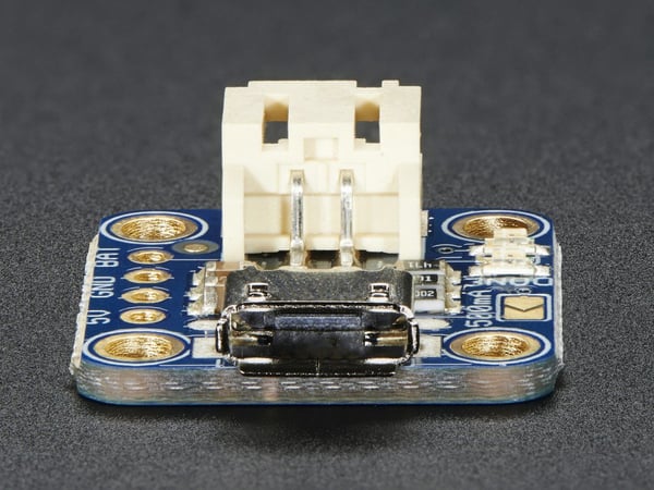 Adafruit 1904 udviklingsboard - tilbehør Oplader