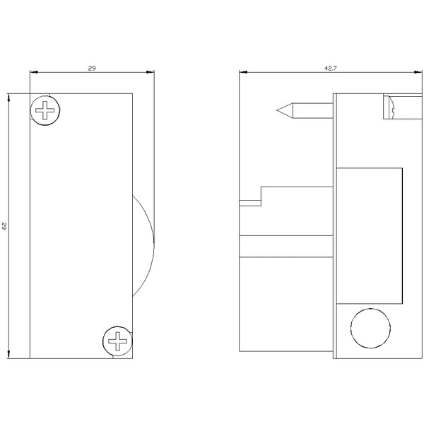 Siemens 8GK9561-0KK02 tilbehør til elektrisk kabinet