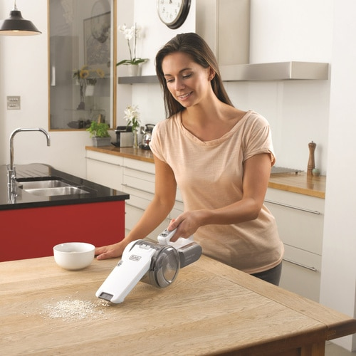 Miniatyrbild 3 av 4: Black & Decker PV1820L-GB handdammsugare Krom, Titan Utan påse