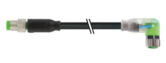 Miniatyrbillede 1 af 6: Murrelektronik 7000-88041-6300500 signalkabel 5 m Sort