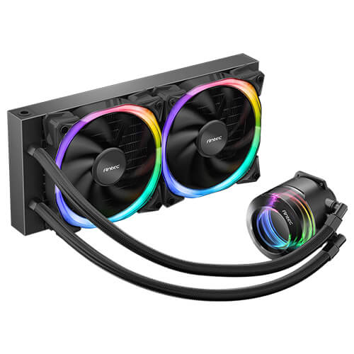 Antec VORTEX 240 ARGB Processor Allt-i-ett vätskekylare Svart
