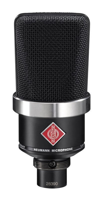 Miniatyrbild 1 av 4: Neumann TLM 102 bk Svart Studiomikrofon