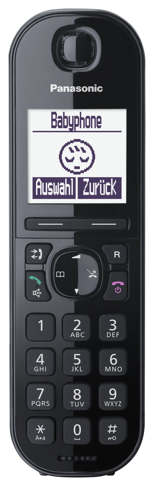 Miniatyrbild 2 av 5: Panasonic KX-TGQ200 IP-telefoner Svart 4 linjer LCD