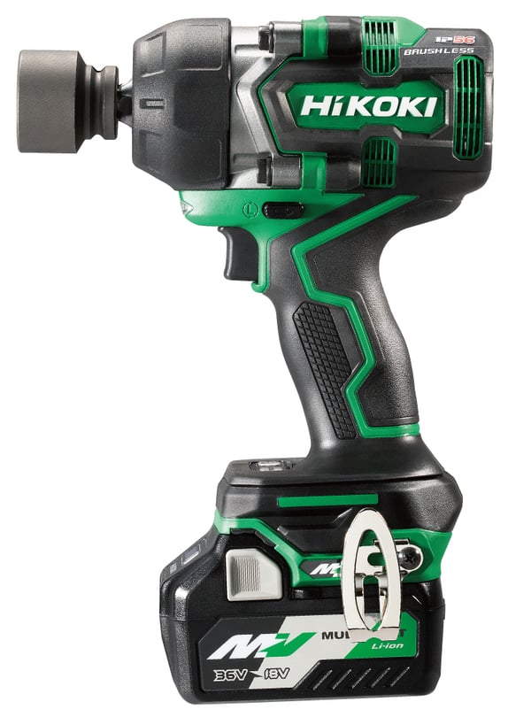 Hikoki WR36DE WRZ elektrisk skiftenøgle 1/2" 2400 rpm 3400 Nm Sort, Grøn 36 V