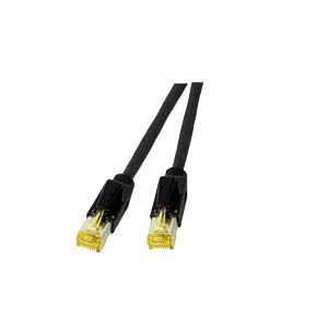 EFB Elektronik 1.5m, RJ45 netværkskabel Sort 1,5 m Cat6a