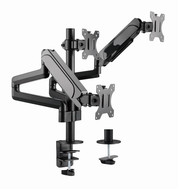 Gembird MA-DA3-01 monitorin kiinnike ja jalusta 68,6 cm (27") Vastaanotto Musta