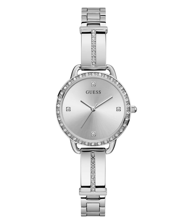 GUESS GW0022L1 rannekello Naaras Kvartsi Hopea GUESS GW0022L1 rannekello Naaras Kvartsi Hopea