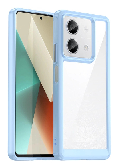 Miniatyrbillede 1 af 8: Hurtel 9145576285237 mobiltelefon etui 16,9 cm (6.67") Cover Blå, Transparent