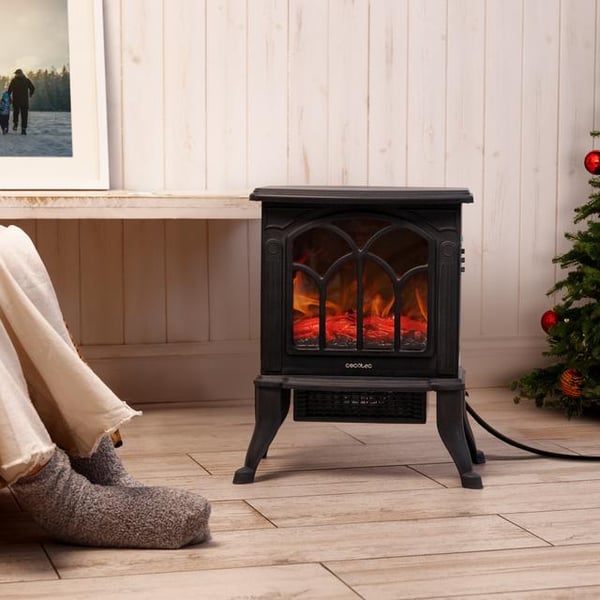 Pikkukuva 7 / 9: Cecotec ReadyWarm 1500 Sisätila Vapaasti seisova tulisija Sähkö Musta