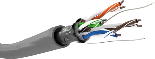 Miniatyrbillede 1 af 4: Goobay 95707 netværkskabel Grå 305 m Cat5e F/UTP (FTP) Rund