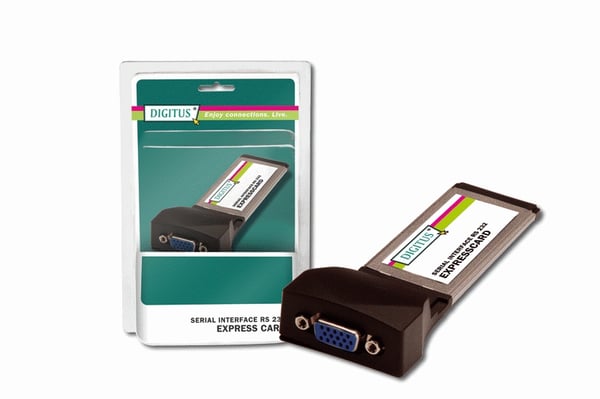 Digitus RS 232 ExpressCard liitäntäkortti/-sovitin