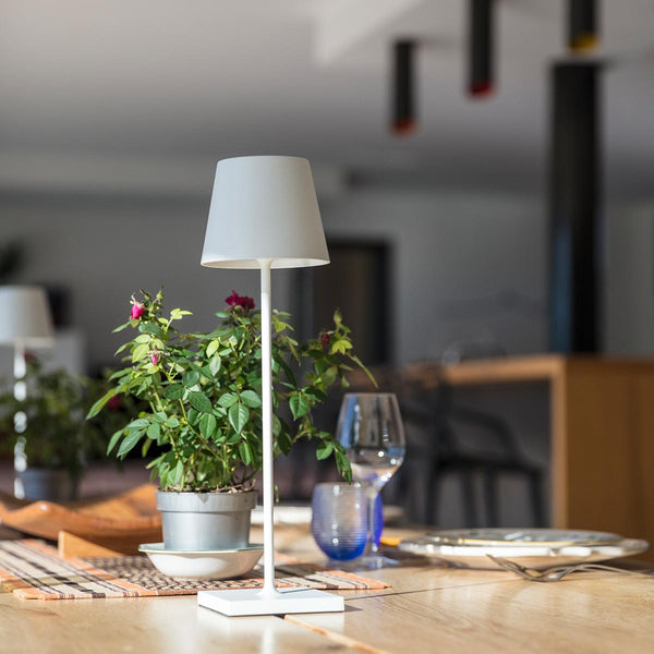 Miniatyrbillede 2 af 6: Lumisky Kelly White bordlampe LED Hvid