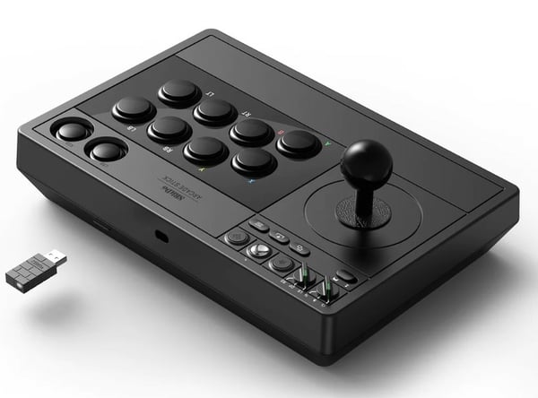 Miniatyrbillede 8 af 13: 8Bitdo Arcade Stick Sort RF/USB Joystick Analog/digital PC, Xbox One, Xbox One S, Xbox One X, Xbox Series S, Xbox Series X