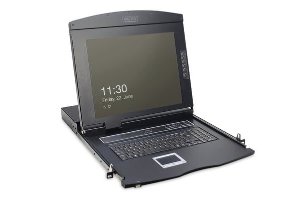 Digitus DS-72210-1TR rack 43,2 cm (17") 1280 x 1024 pixlar Svart 1U