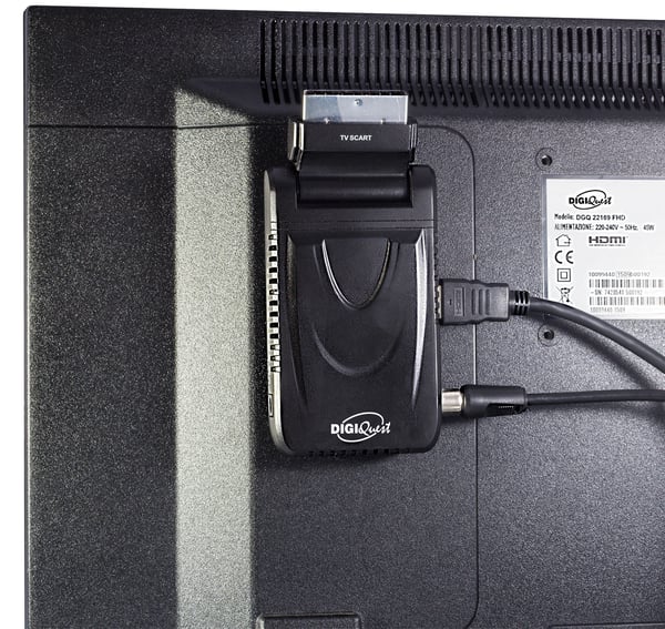 Digiquest Invisible Kabel Fuld HD Sort