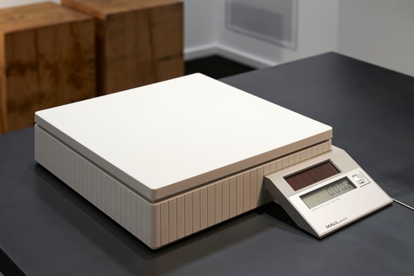 Miniatyrbillede 6 af 6: MAUL Solar Parcel Scale MAULparcel S grey 50 kg, Elektronisk postskala Grå