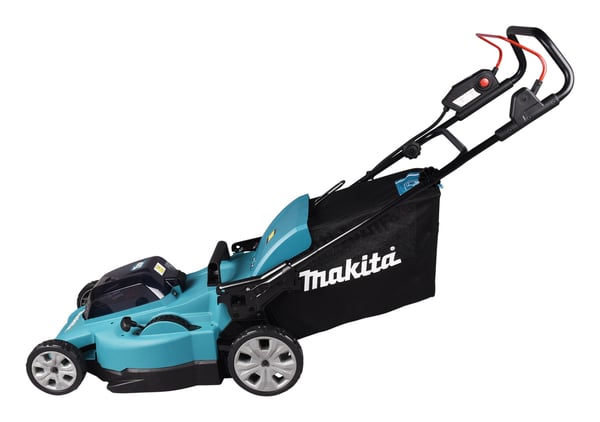 Miniatyrbild 18 av 18: Makita DLM480Z gräsklippare Handgräsklippare Batteri Svart, Turkos