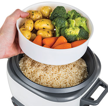 Russell Hobbs 27040-56 riisinkeitin 500 W Musta, Valkoinen