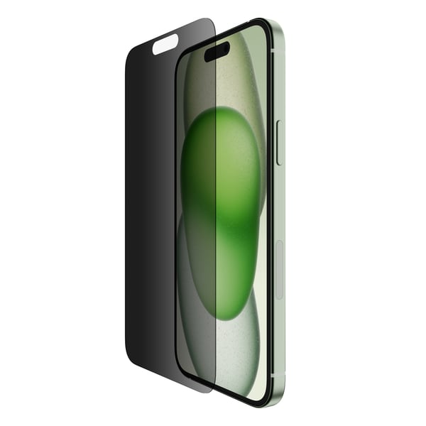 Belkin ScreenForce Pro Härdat Glas Privacy AM Skärmskydd för iPhone 15 Plus/14 Pro Max