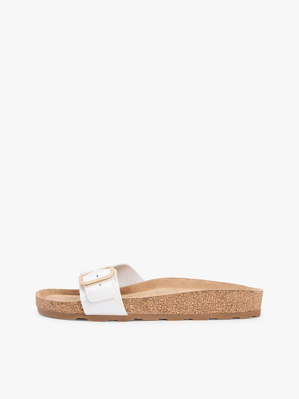 Miniatyrbillede 6 af 7: Tommy Hilfiger Cork Footbed Slip-On Sandals Sandaler Hunstik Beige