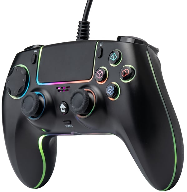 Pikkukuva 1 / 3: Qubick COP50015 peliohjain Musta Pad-ohjain Analoginen/Digitaalinen PC, PlayStation 5
