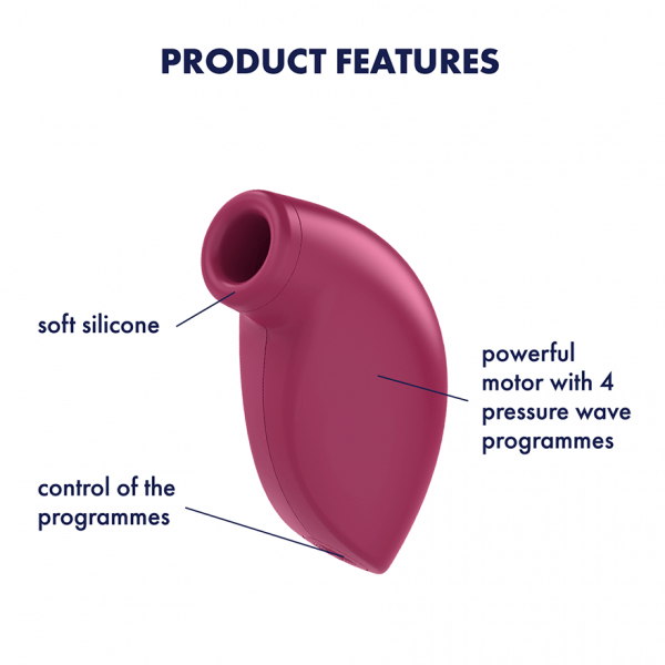 Miniatyrbild 2 av 5: Satisfyer One Night Stand Butterfly-vibrator Ambidextrous