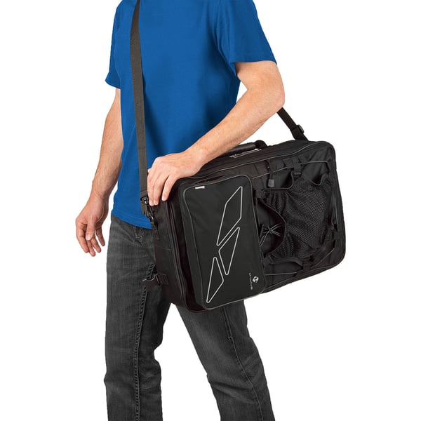 M-Wave Amsterdam Triple Bagside Cykeltaske 62 L Polyester Sort, Grå
