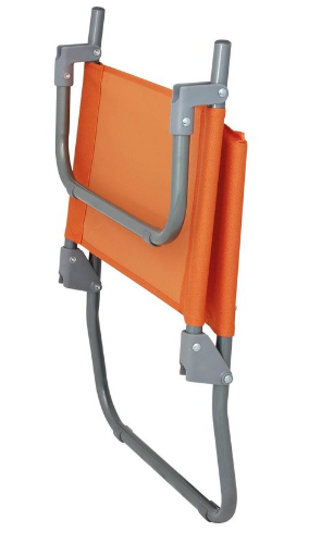 Eurotrail Minor utomhusstol Terrass Platt säte Stoppat tygryggstöd Polyester Orange