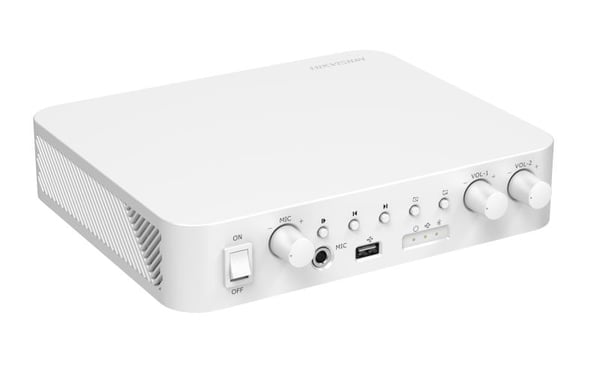 Hikvision DS-QAE0A60G1-VB audio forstærker 2.0 kanaler Hvid