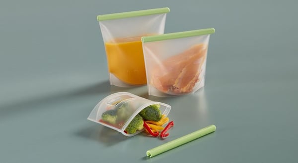 Miniatyrbillede 7 af 9: Lékué 881909 enhed til madopbevaring Andet Grøn, Transparent 3 stk