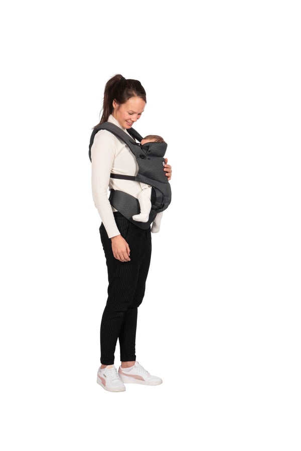 Miniatyrbillede 17 af 17: Dooky Urban Comfort Blød babysele Stof Sort