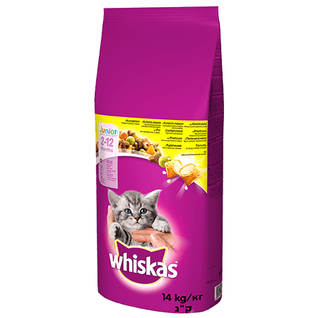 ‎Whiskas 5900951014369 kissojen kuivamuona 14 kg Kissanpentu Kana