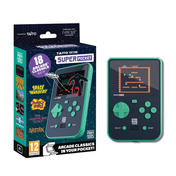Just for Games Super Pocket TAITO Edition Evercade kannettava pelikonsoli 7,11 cm (2.8") Punainen