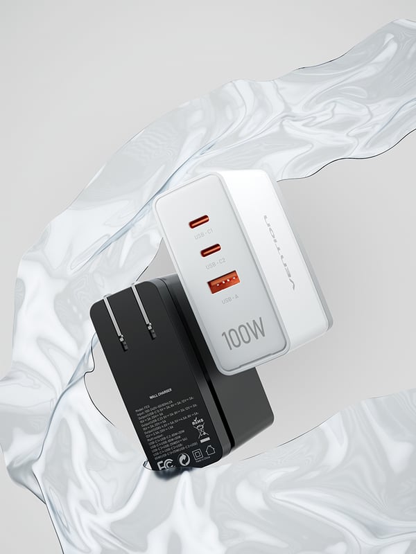 Vention FEGW0-EU mobilladdare Universal Vit AC Snabb laddning inomhus