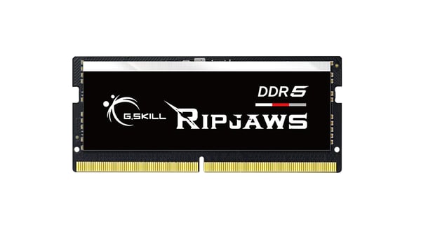Miniatyrbillede 1 af 6: G.Skill Ripjaws F5-5600S4645A32GX2-RS hukommelsesmodul 64 GB 2 x 32 GB DDR5 5600 MT/s 262-pin SO-DIMM