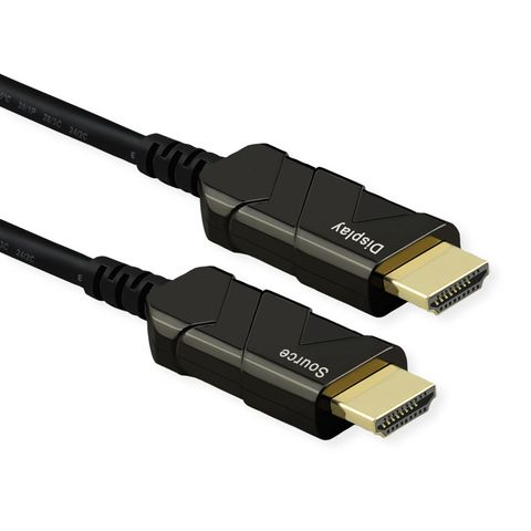 ROLINE 14.01.3484 HDMI-kaapeli 15 m HDMI-tyyppi A (vakio) Musta
