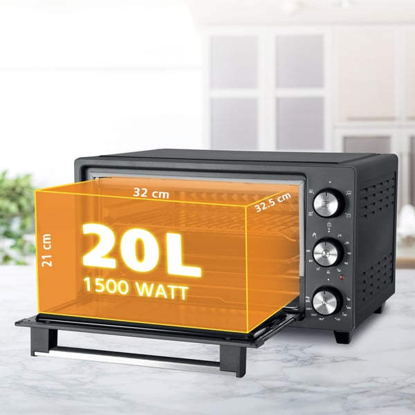 ICQN Icqn-20lt-Black 20 l 1500 W Svart