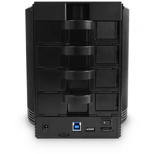 Fantec SQ-35RU3e hårddiskar 0 TB Skrivbord Svart