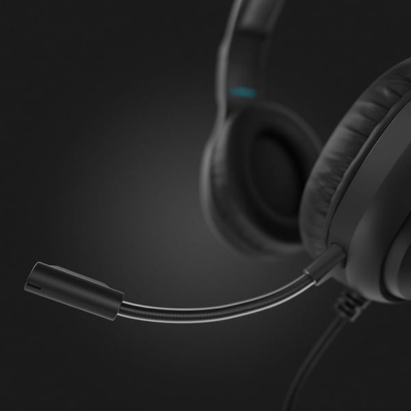 Miniatyrbillede 11 af 12: Lamax LMXHGU1 hovedtelefoner/headset Ledningsført Spil Sort