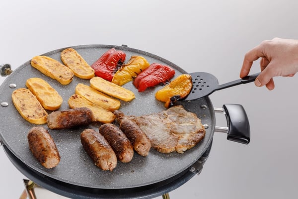 Miniatyrbillede 2 af 3: Cf-Comm G 220S Grill Gas Stenfarve 2500 W