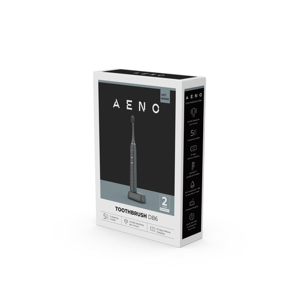 AENO DB6 Voksen Sonisk tandbørste Sort