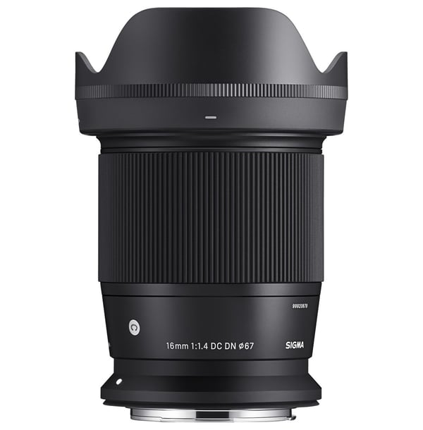 Miniatyrbillede 1 af 6: Sigma 16mm F1.4 DC DN | C, Canon RF MILC Bredvinklet Sort