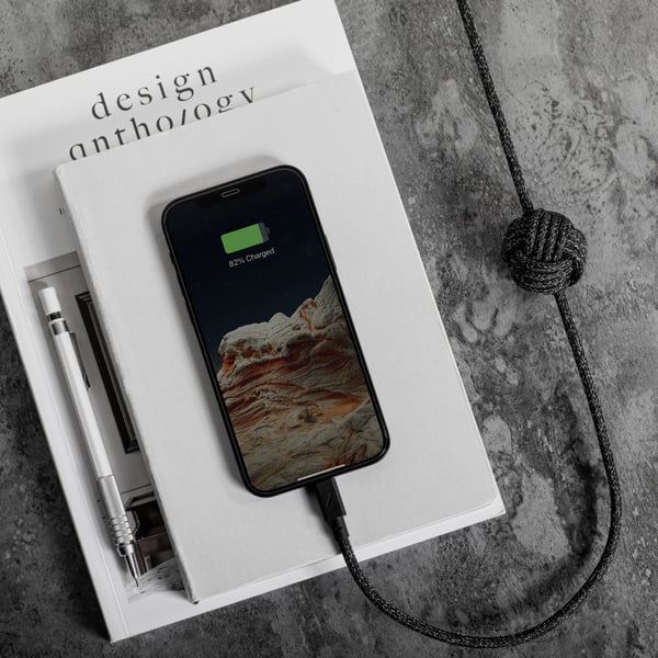 Native Union Night Cable 3 m Musta, Harmaa