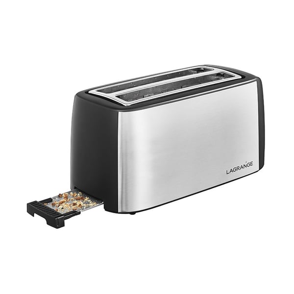 LAGRANGE 519010 6 2 skive(r) 1400 W Sort, Rustfrit stål