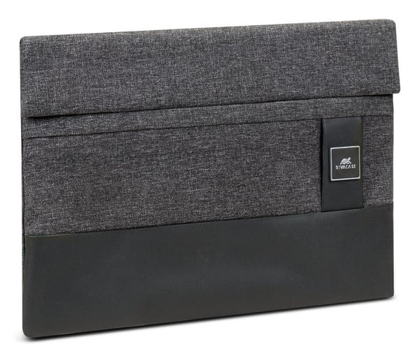 Miniatyrbillede 1 af 7: Rivacase 8802 taske og etui til laptop 33,8 cm (13.3") Sort, Grå
